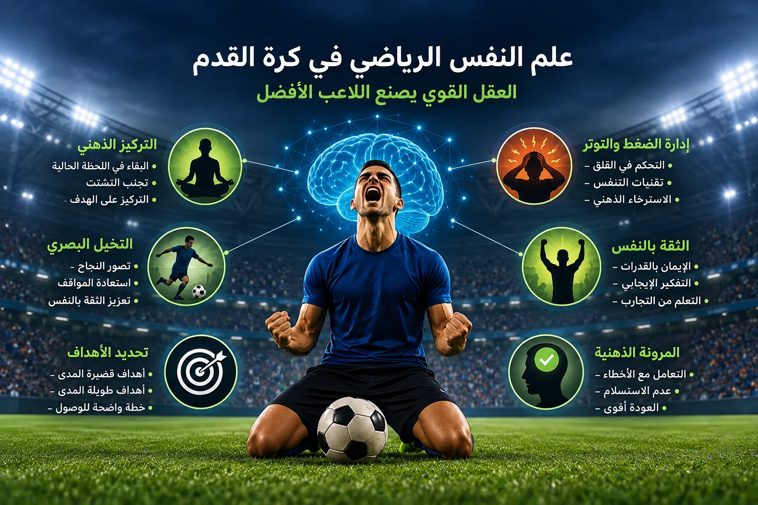 مهارات علم النفس الرياضي في كرة القدم