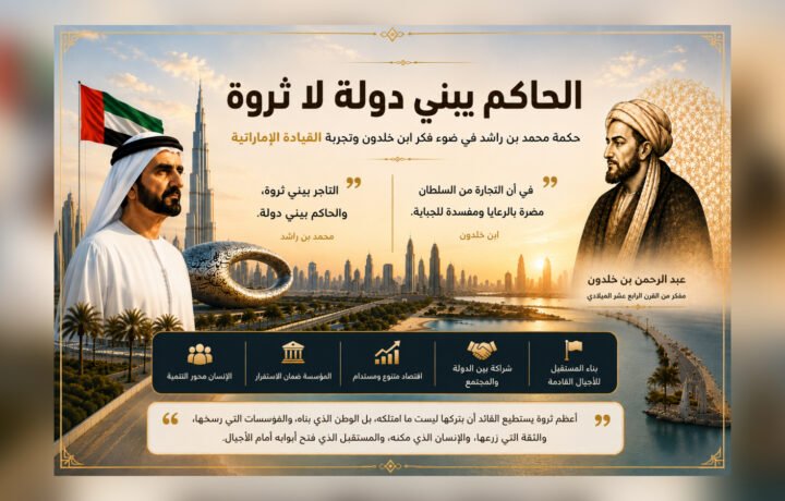 القيادة الإماراتية وحكمة محمد بن راشد في ضوء فكر ابن خلدون