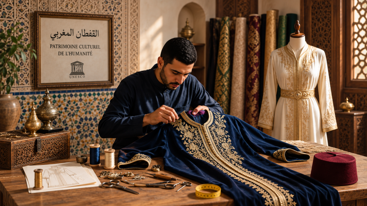 القفطان المغربي وصناعته التقليدية بعد إدراجه في قائمة اليونسكو