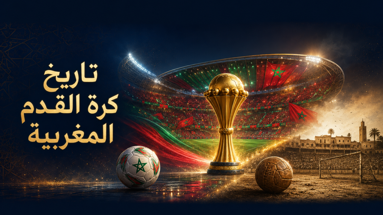 تاريخ كرة القدم المغربية من البدايات إلى التتويج الإفريقي والعالمية