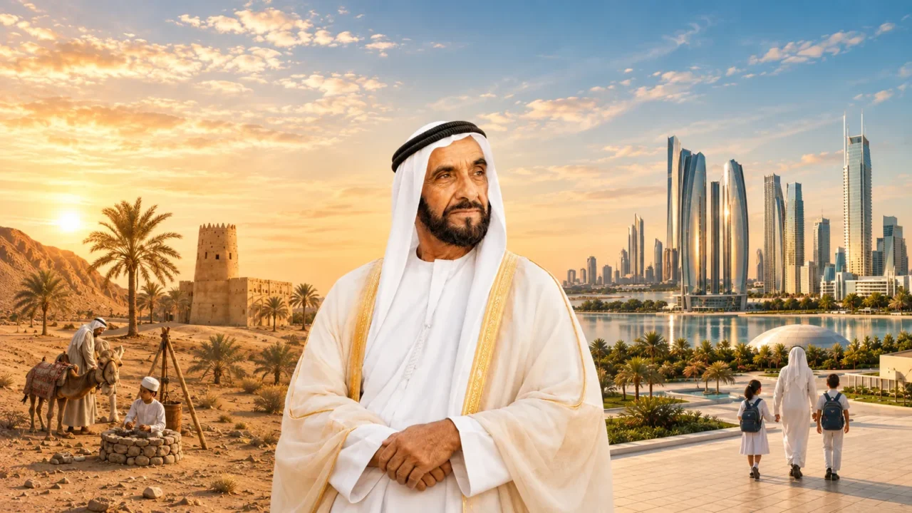 الشيخ زايد وبناء الدولة الحديثة: من العين إلى الاتحاد ونهضة الإمارات 1 الشيخ زايد وبناء الدولة الحديثة في الإمارات