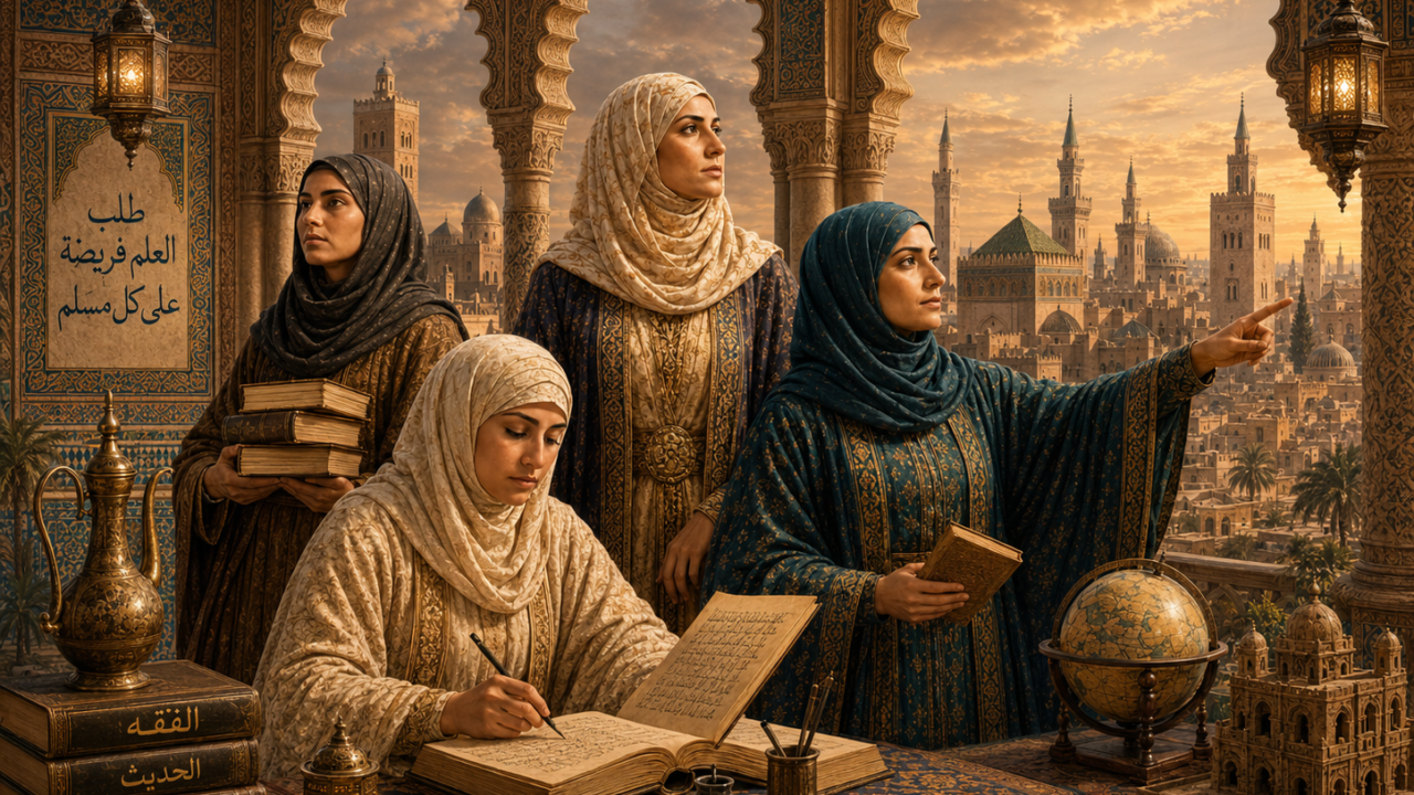 شخصيات نسائية في التاريخ الإسلامي بين العلم والحكم والقيادة