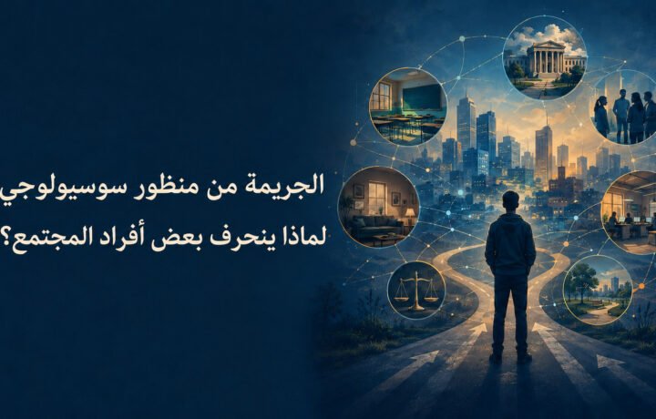 الجريمة من منظور سوسيولوجي والعوامل الاجتماعية المؤثرة في الانحراف