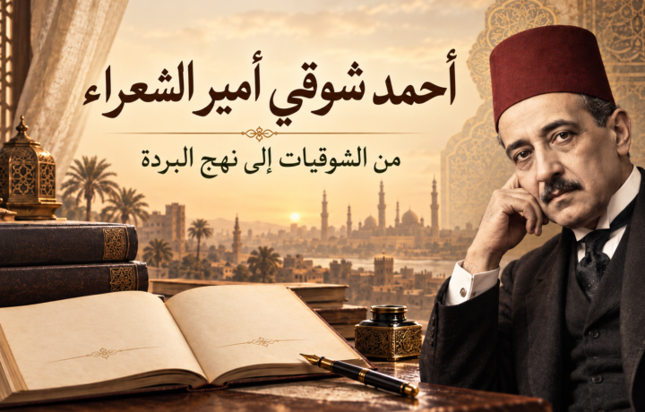 أحمد شوقي أمير الشعراء صاحب الشوقيات ونهج البردة