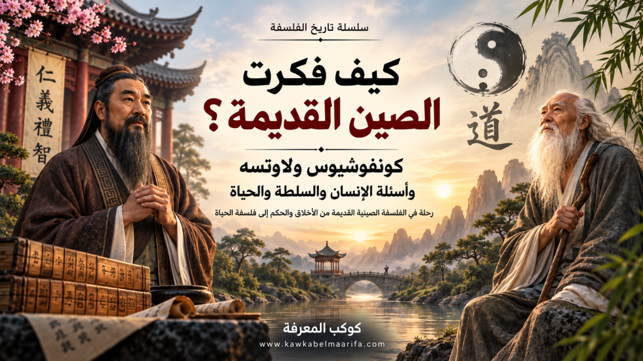 الفكر الفلسفي في الصين القديمة: من كونفوشيوس ولاوتسه إلى سؤال الإنسان والنظام والطريق 1 الفكر الفلسفي في الصين القديمة من كونفوشيوس إلى لاوتسه