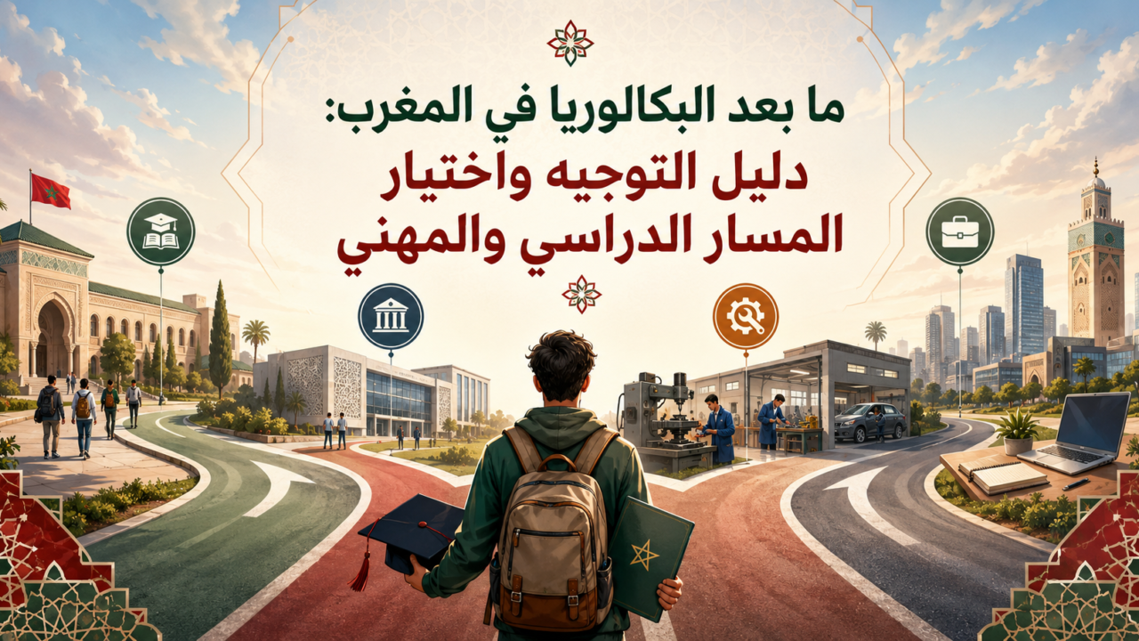 ما بعد البكالوريا في المغرب: دليل التوجيه واختيار المسار الدراسي والمهني 1 ما بعد البكالوريا في المغرب واختيار المسار الدراسي والمهني